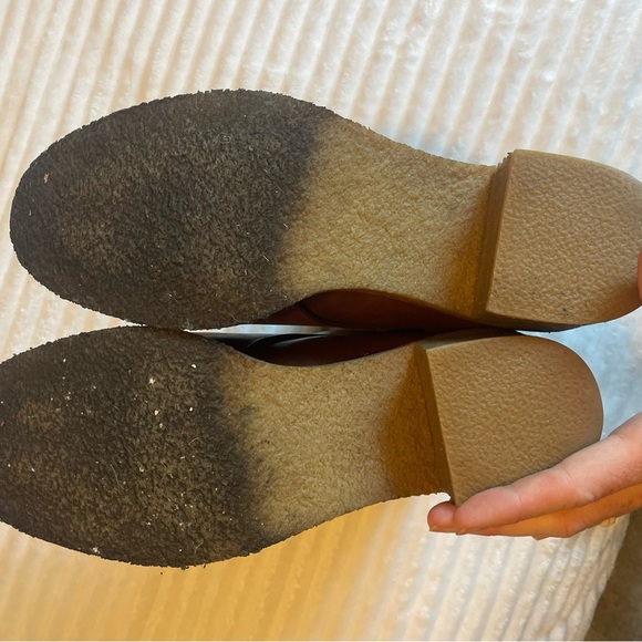 TORY BURCH- brown leather boots! 🤩👢Womens Size 9.5. Rare style! - Picture 8 of 9